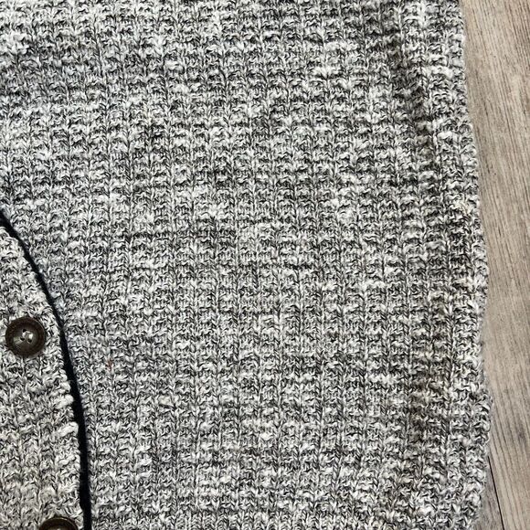 Croft and Barrow Sweater Vest M Gray Button Vintage 90s - Picture 4 of 8